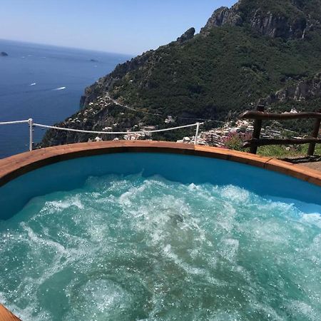 Villa La Tagliata Spectacular Jacuzzi Tub Amazing View And Private Parking Garage Positano Exterior photo