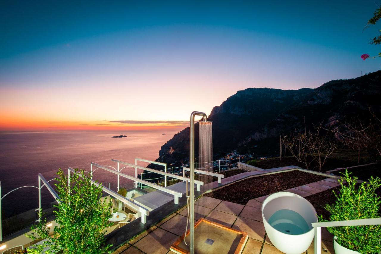 Villa La Tagliata Spectacular Jacuzzi Tub Amazing View And Private Parking Garage Positano Exterior photo