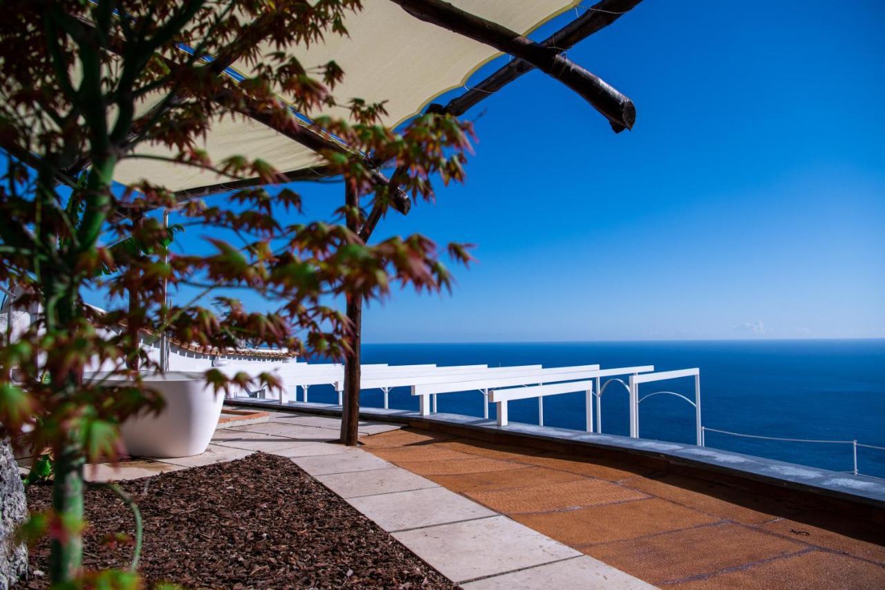 Villa La Tagliata Spectacular Jacuzzi Tub Amazing View And Private Parking Garage Positano Exterior photo