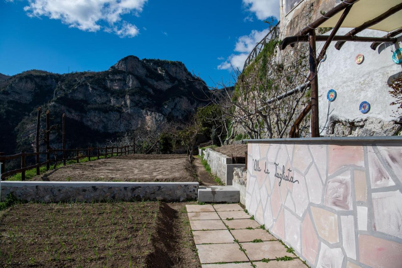 Villa La Tagliata Spectacular Jacuzzi Tub Amazing View And Private Parking Garage Positano Exterior photo