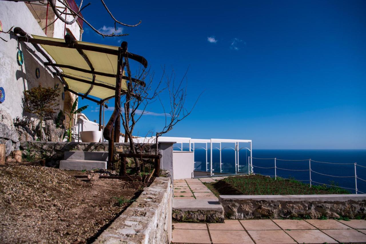 Villa La Tagliata Spectacular Jacuzzi Tub Amazing View And Private Parking Garage Positano Exterior photo